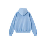 Sudadera con capucha pesada de color sólido