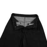 American Retro Black Pleated Jeans