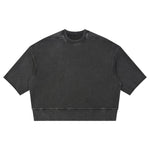 310G Snow Wash Cotton Crop Tee