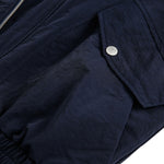 Men’s Retro Spring Faux Two-Piece Patchwork Denim Jacket