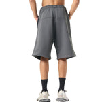 Knee-Length Fleece Baggy Sweatpants