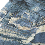 Smoke Rise Straight Leg Repaired & Distressed Jeans