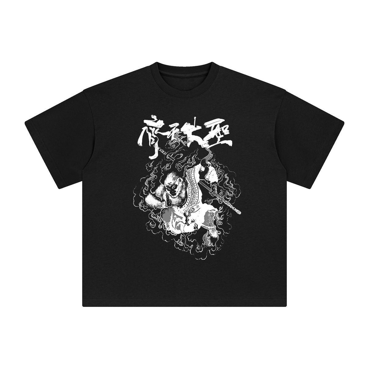 Chinese Characters The Monkey King Graphic Tee-INNBLAC Fashion Apparel