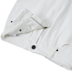 Women's White Denim Mini Skirt