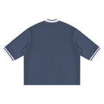 Heavyweight V Neck Button Cardigan Tee 320G