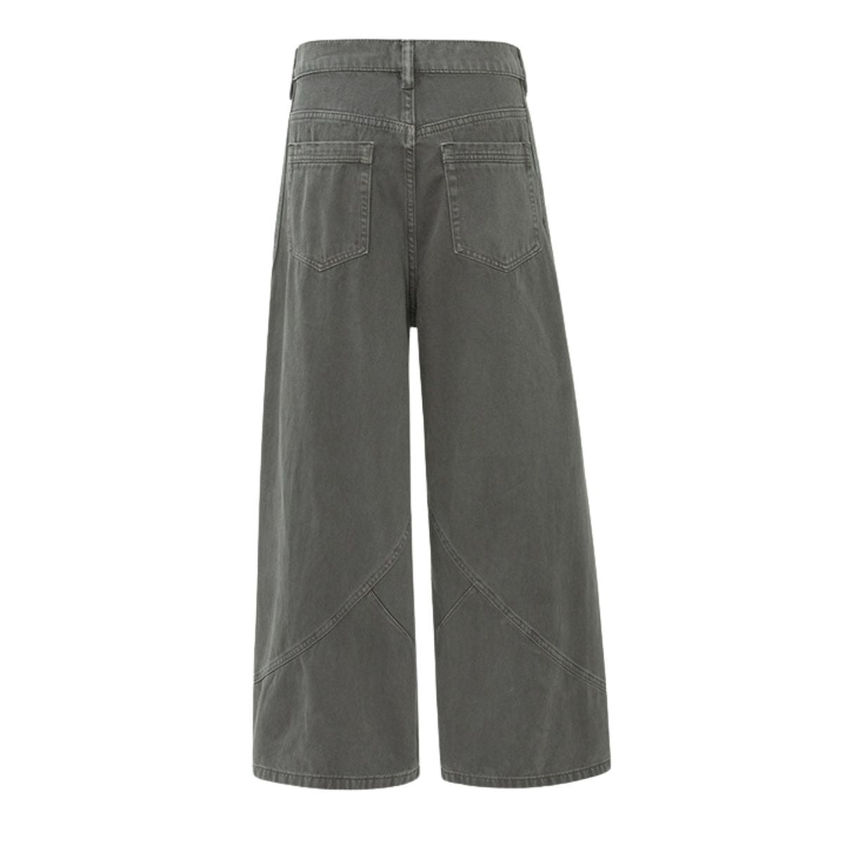 Patchwork Deconstructed Relaxed Loose Fit Stretch Casual Jogger Pants
