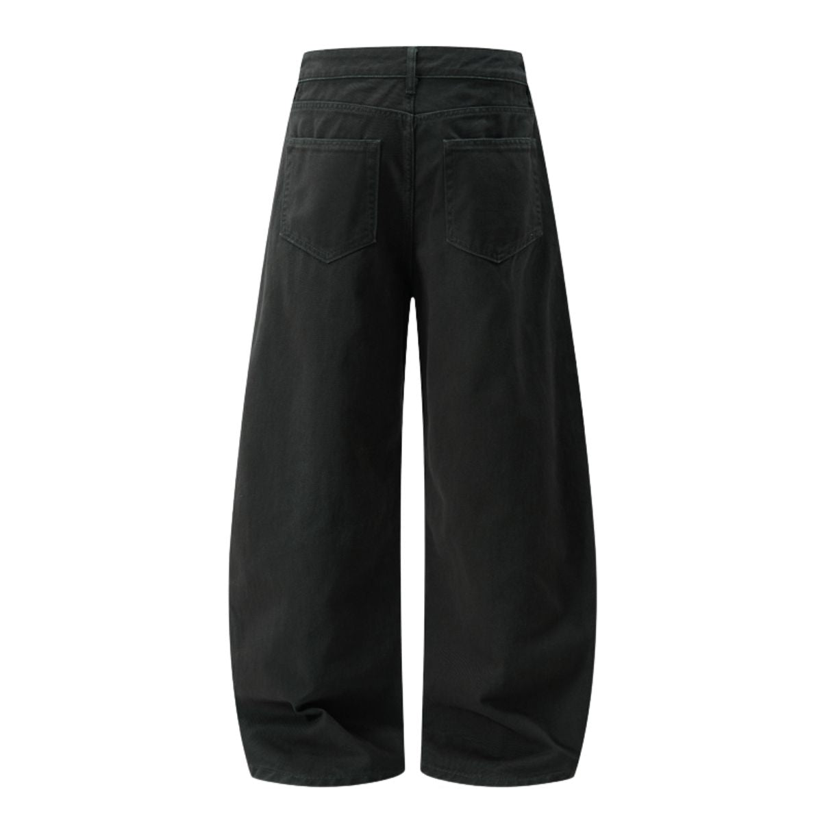 Voluminous Wide‑Leg Twill Casual Pants