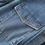 Vestido midi vaquero sin mangas con botones y aberturas en la parte delantera