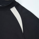 Color Block Oversized Sporty Raglan T-Shirt
