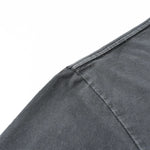 Rivet Detail Washed Boxy Fit T-Shirt