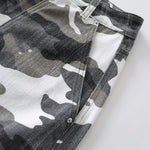 Straight Leg Camo Cargo Bermuda Shorts