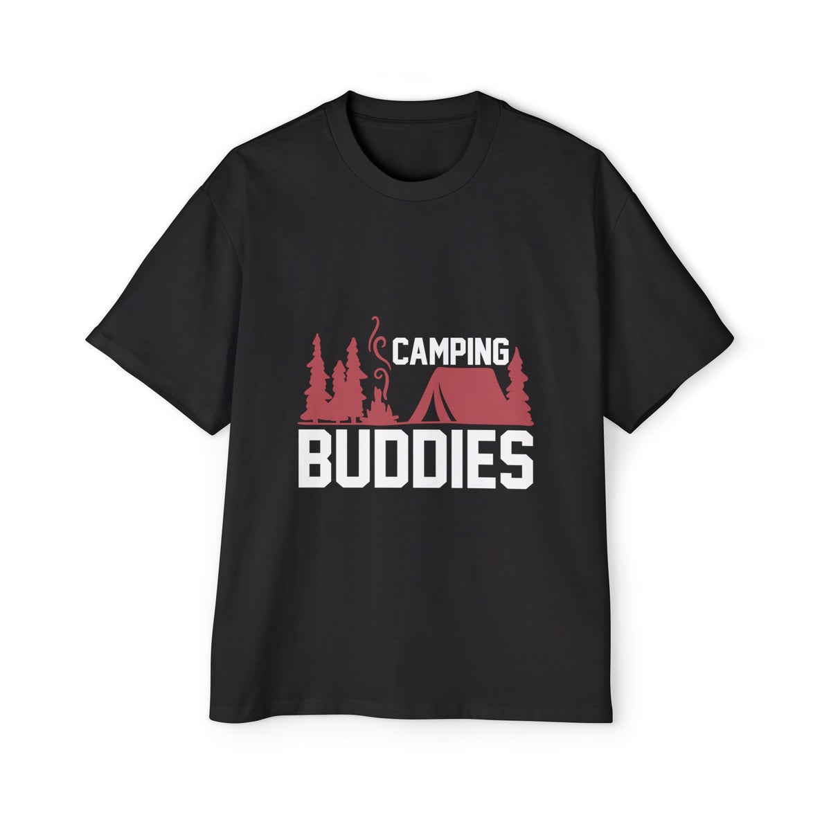 Camping Buddies Graphic Tee-INNBLAC Fashion Apparel