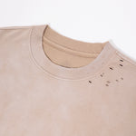 Destroyed Wash Long Sleeve Shirt