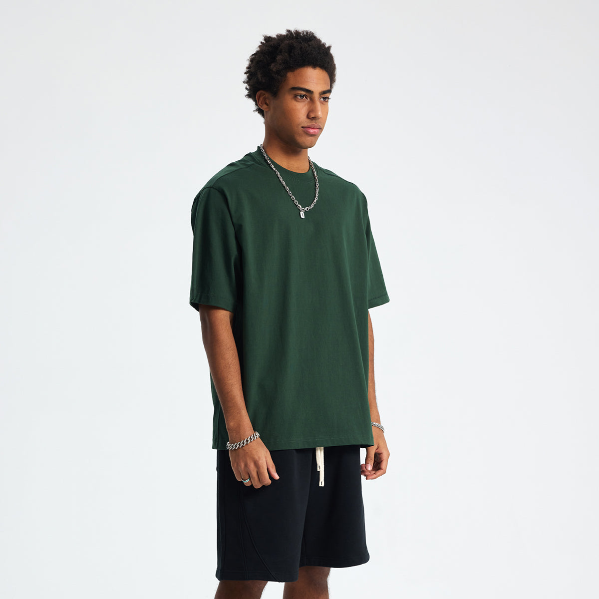 Solid Color Loose Fit T Shirt 8oz