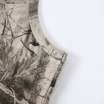Forest Print Camo Nature Inspired Sleeveless Tank