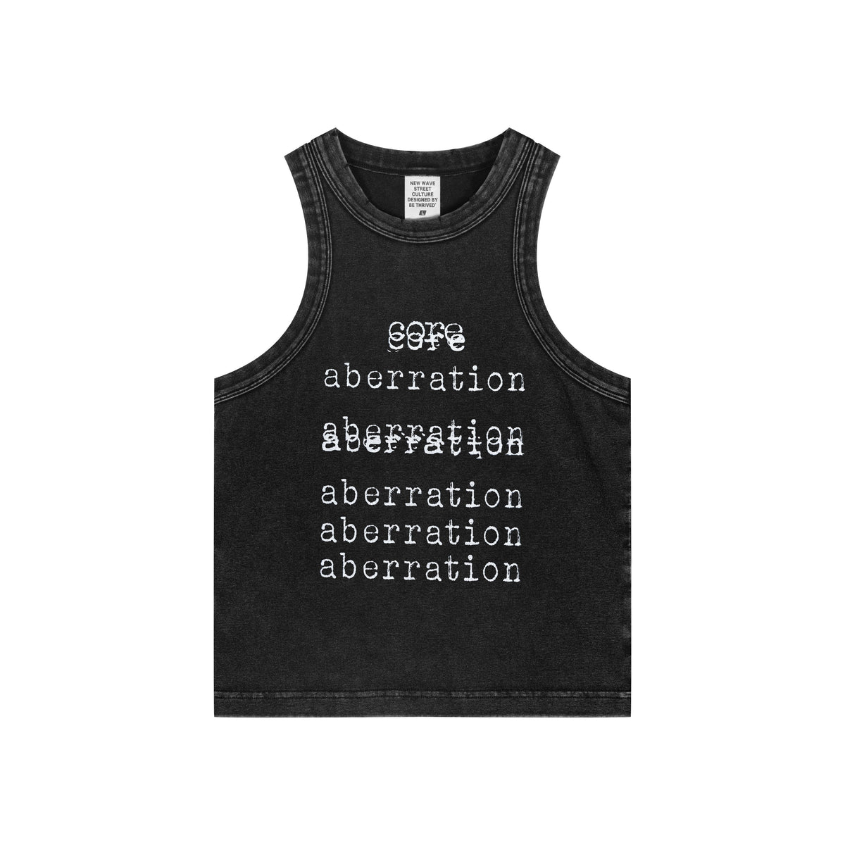 Washed Distressed Graphic Crop Tank-INNBLAC Fashion Apparel