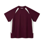Color Block Oversized Sporty Raglan T-Shirt
