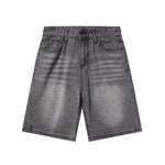 Bermudas vaqueras rasgadas con parches de camuflaje