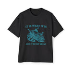 Possum Sleeping On Skateboard Graphic Tee-INNBLAC Fashion Apparel