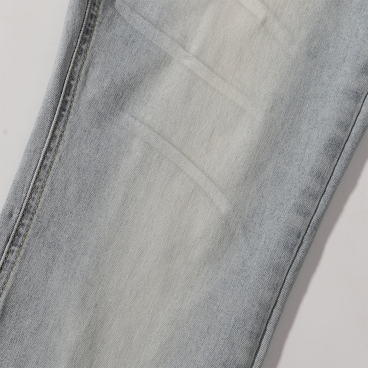 Light Blue Vintage Wash Flared Denim Jeans