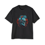 Skull With Headphones Vintage Graphic Tee-INNBLAC Fashion Apparel
