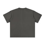 Heavyweight Waffle Split-Hem Texture T-Shirt