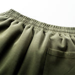 Splatter Dye Washed Distressed Air Mamba Shorts
