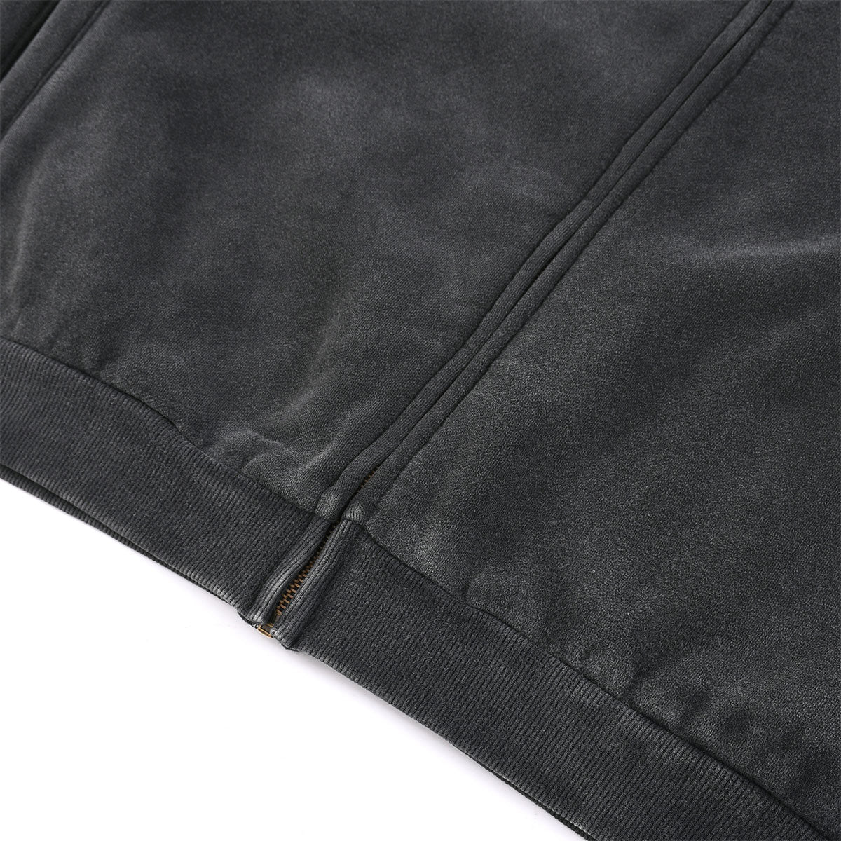 Vintage Washed Zip Collar Jacket