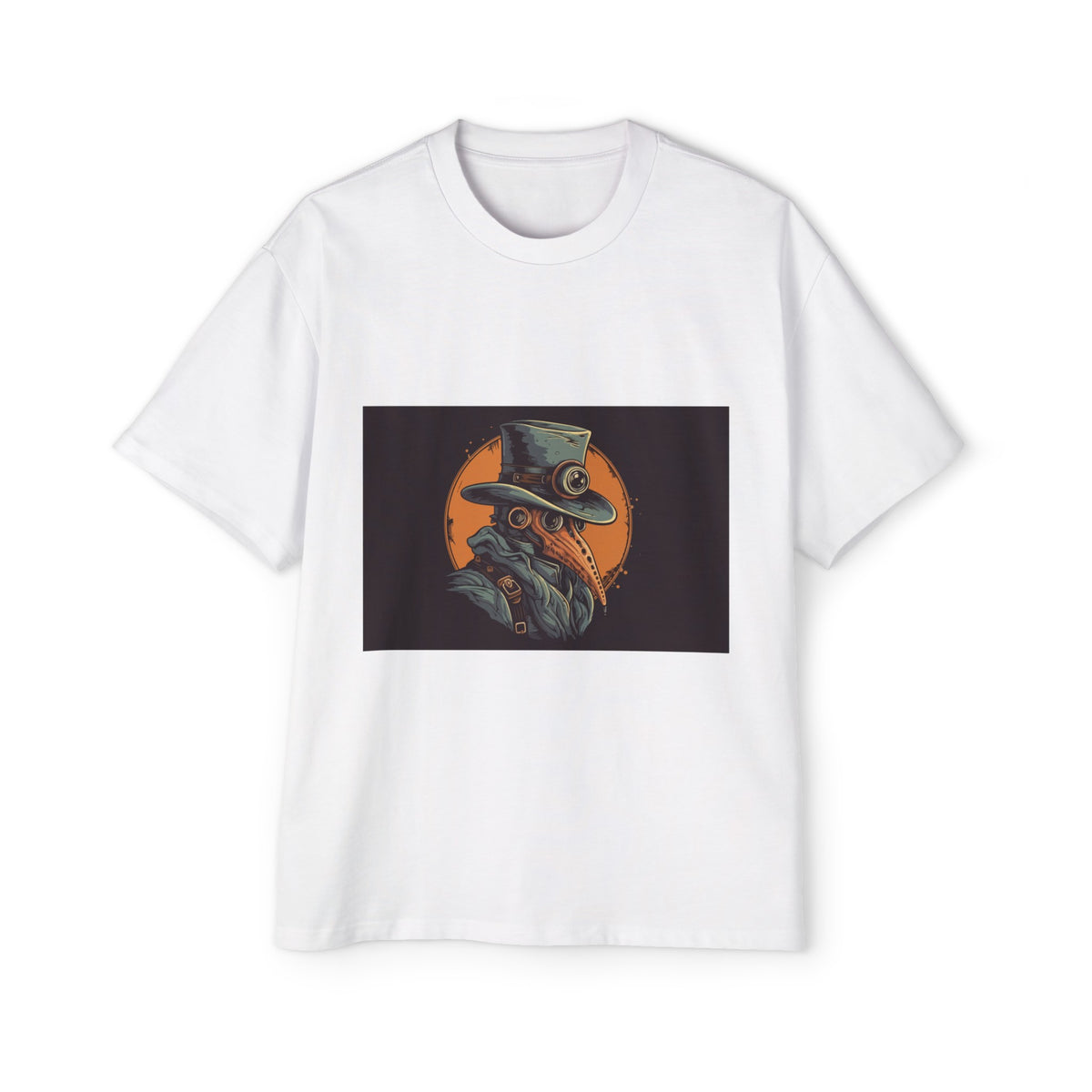 Steampunk Plague Doctor Vintage Graphic Tee-INNBLAC Fashion Apparel