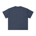 Heavyweight Waffle Split-Hem Texture T-Shirt