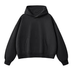 Solid Color Baggy Fleece Hoodie