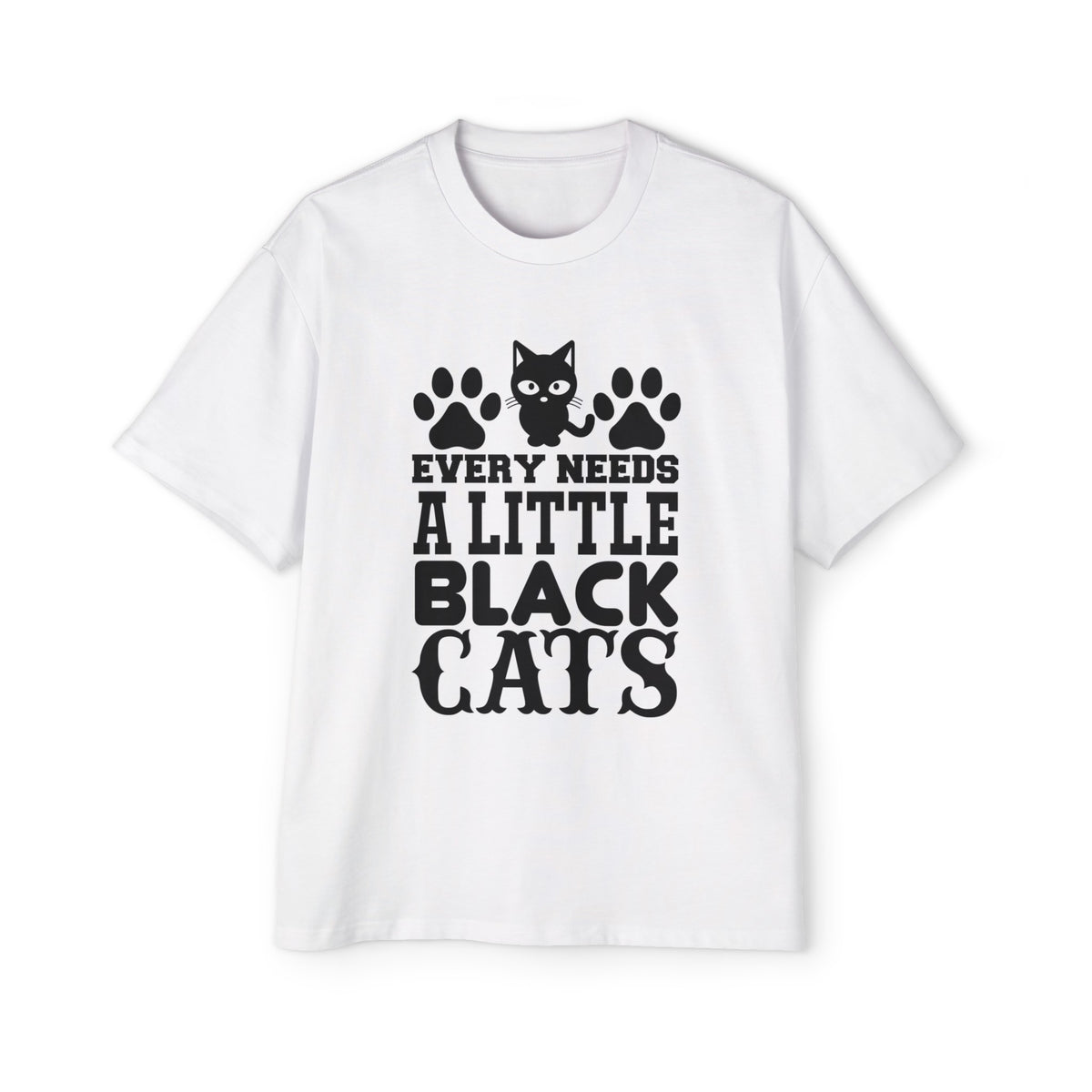 Black Cat Quote Graphic Tee-INNBLAC Fashion Apparel