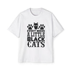 Black Cat Quote Graphic Tee-INNBLAC Fashion Apparel