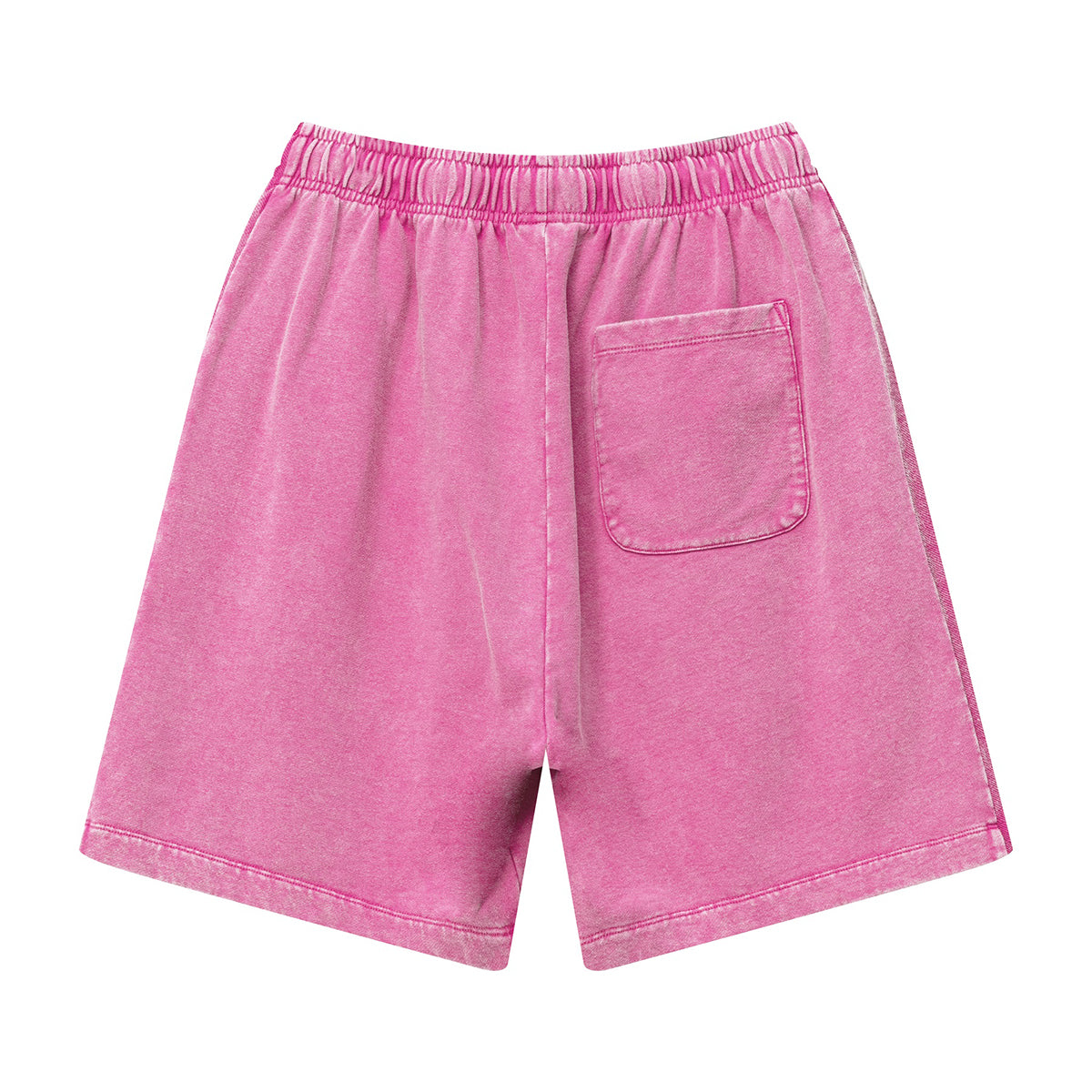 Pantalones cortos deportivos con contraste de color lavado