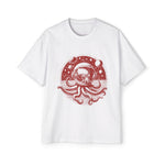 Octopus With Astronaut Helmet Graphic Tee-INNBLAC Fashion Apparel
