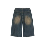 Bermudas vaqueras rasgadas con parches de camuflaje