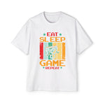 Eat Sleep Game Repeat Graphic Tee-INNBLAC Fashion Apparel