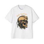 Skull Hell Barber Graphic Tee-INNBLAC Fashion Apparel