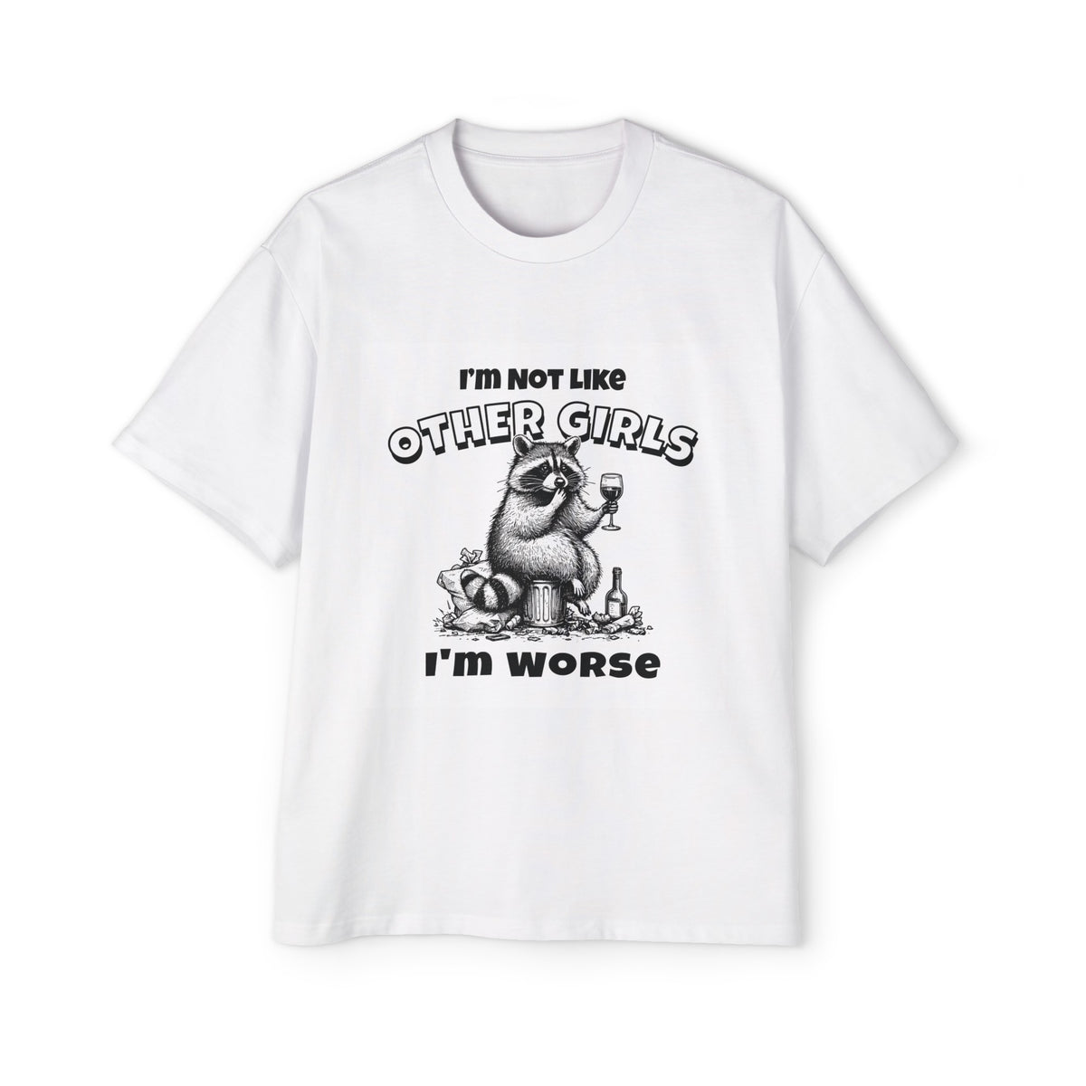 Possum Drinking Graphic Tee-INNBLAC Fashion Apparel