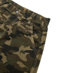 Camouflage Curved‑Blade Cargo Pants