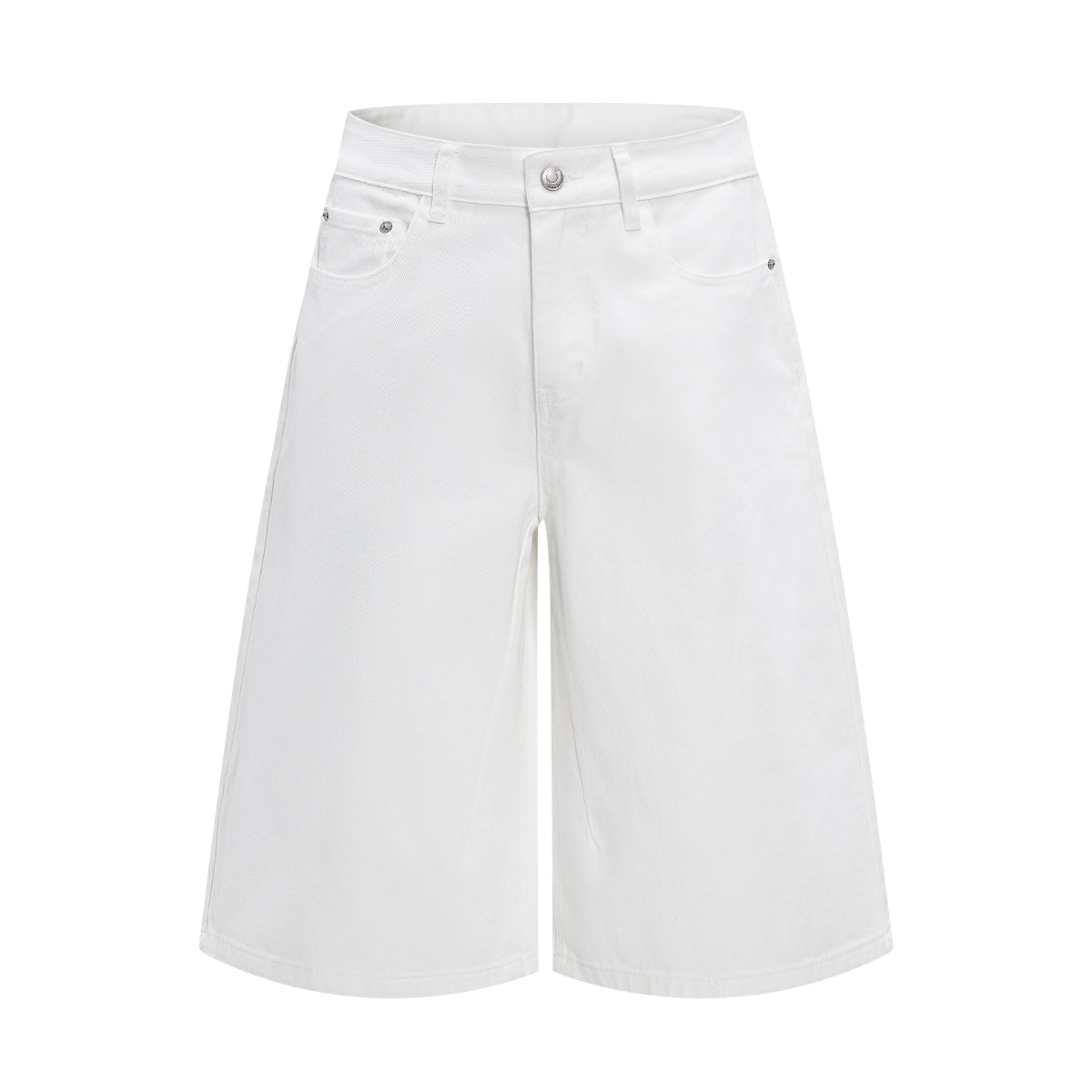 Retro Washed Baggy Straight-Leg Bermuda Shorts