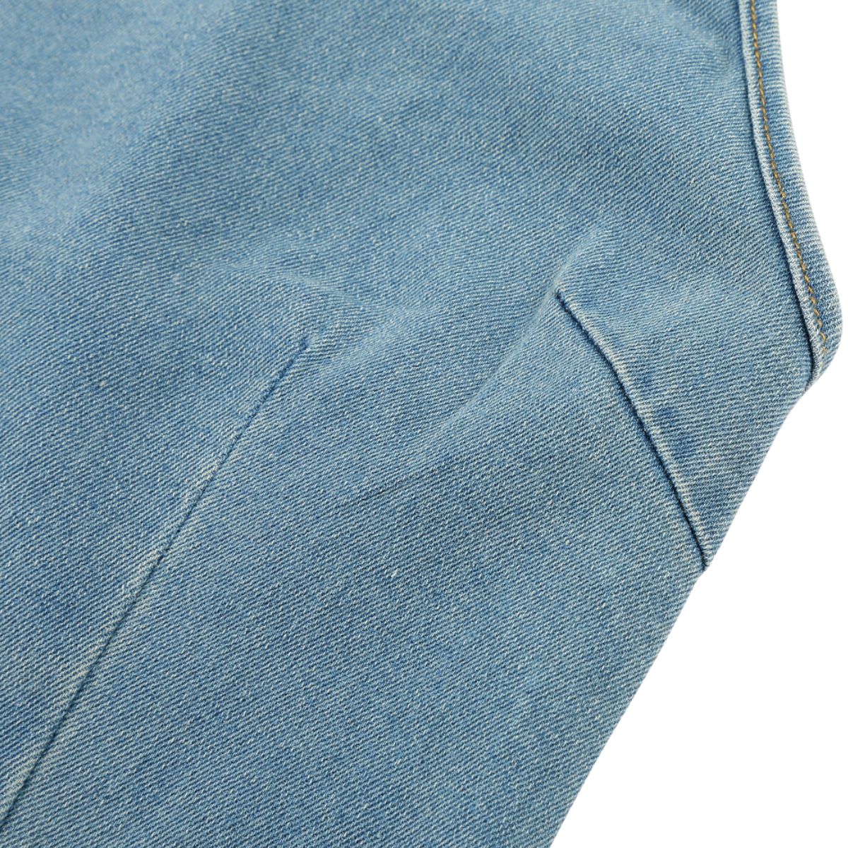 Ruched Denim Halter Mini Dress