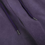 Vintage Washed Distressed Gradient‑Purple Relaxed Wide‑Leg Trousers