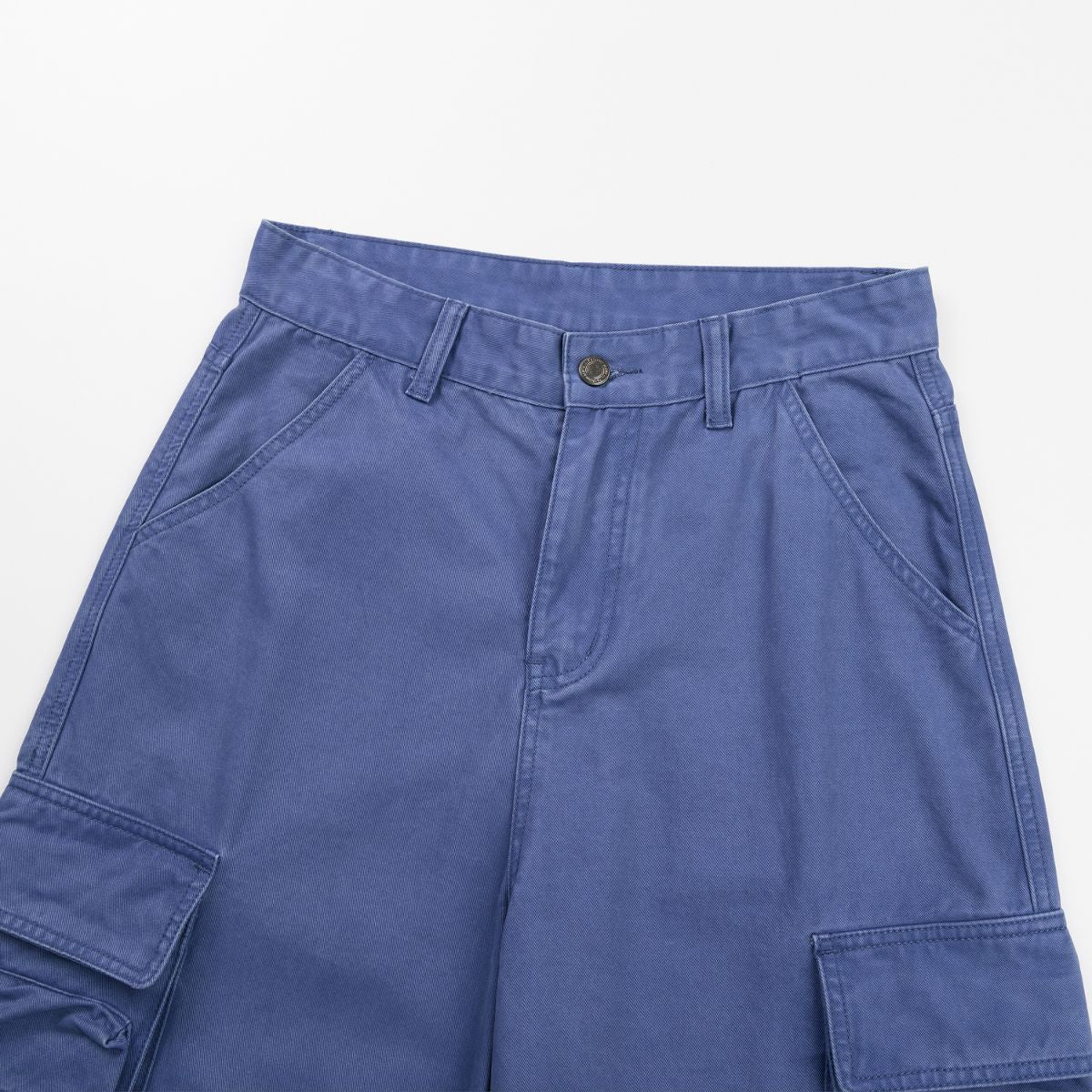 Washed Cargo Pants With Pocket‑in‑Pocket Structure