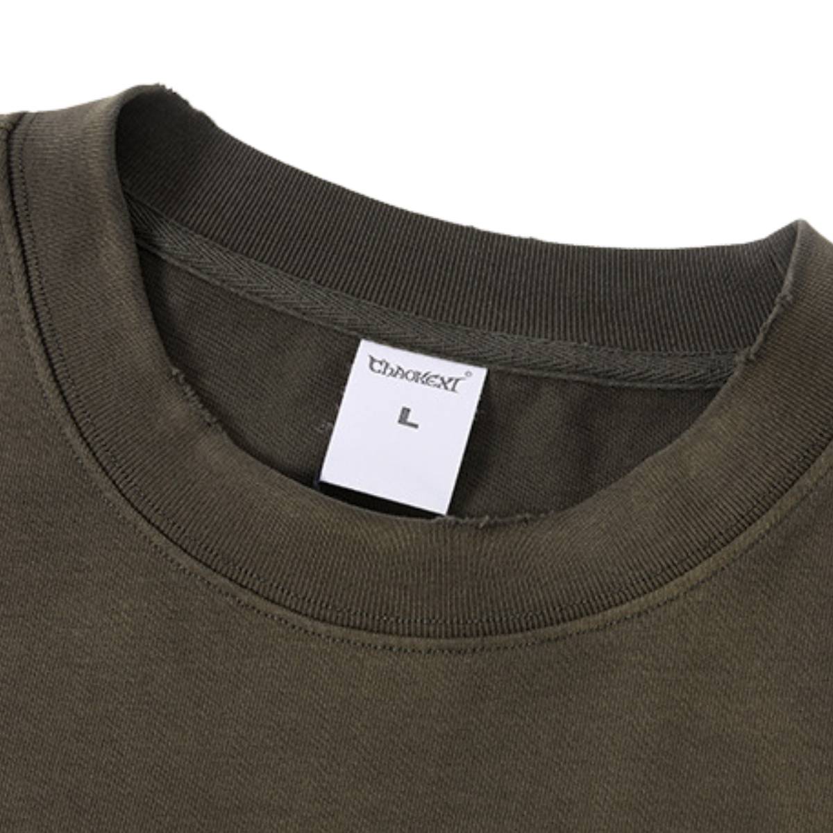 Camiseta desteñida con lavado a la piedra de 7.5 oz