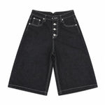 Bermudas con lavado vintage y salpicaduras de tinta