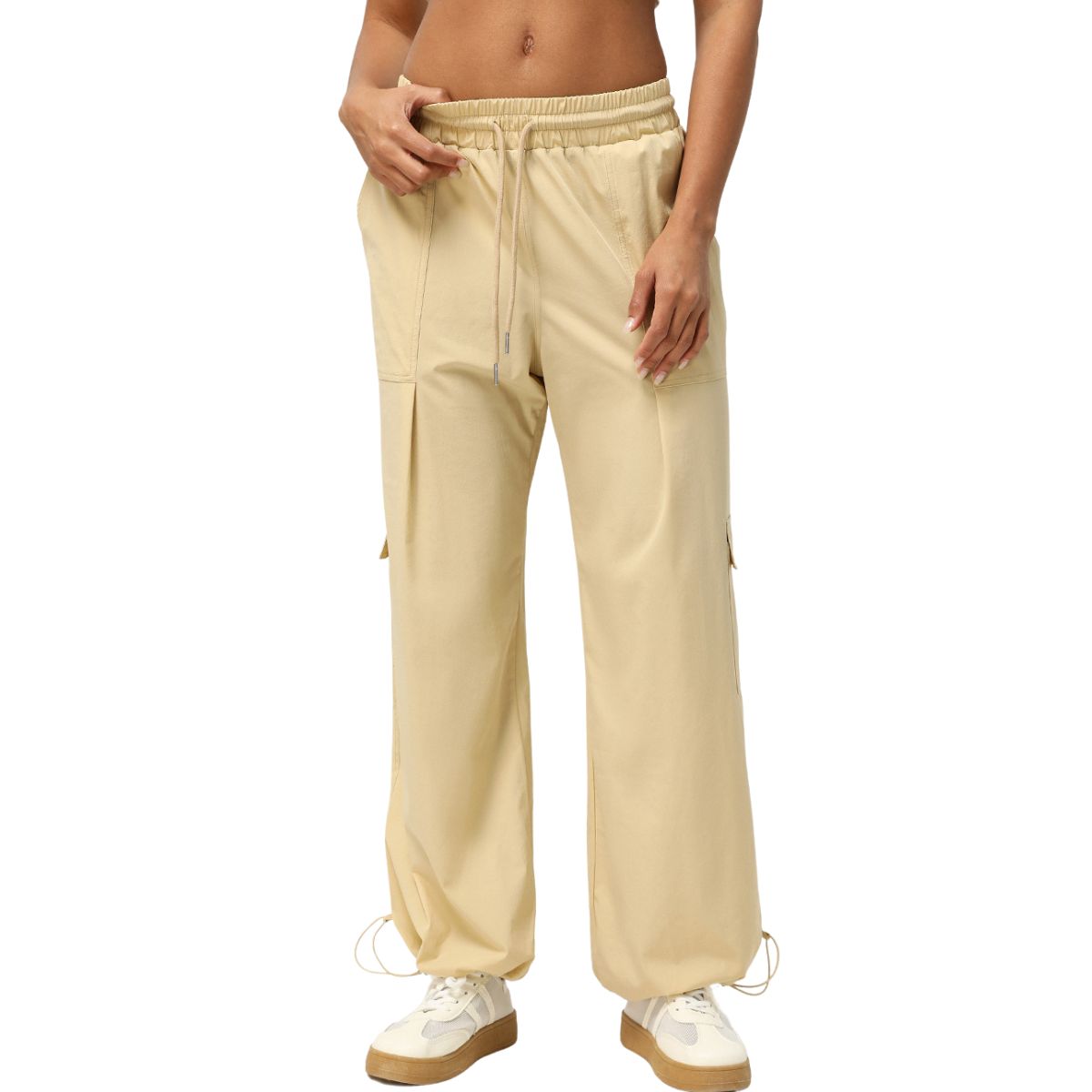 Relaxed-Fit Parachute Cargo Pants