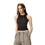 Women's Slim Fit Crop Muscle Tank 7.8oz