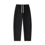 Old‑Money Thick Warm Drawstring Scimitar Wide‑Leg Pants