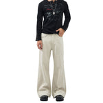 Star Studded Splash Ink Flare Pants